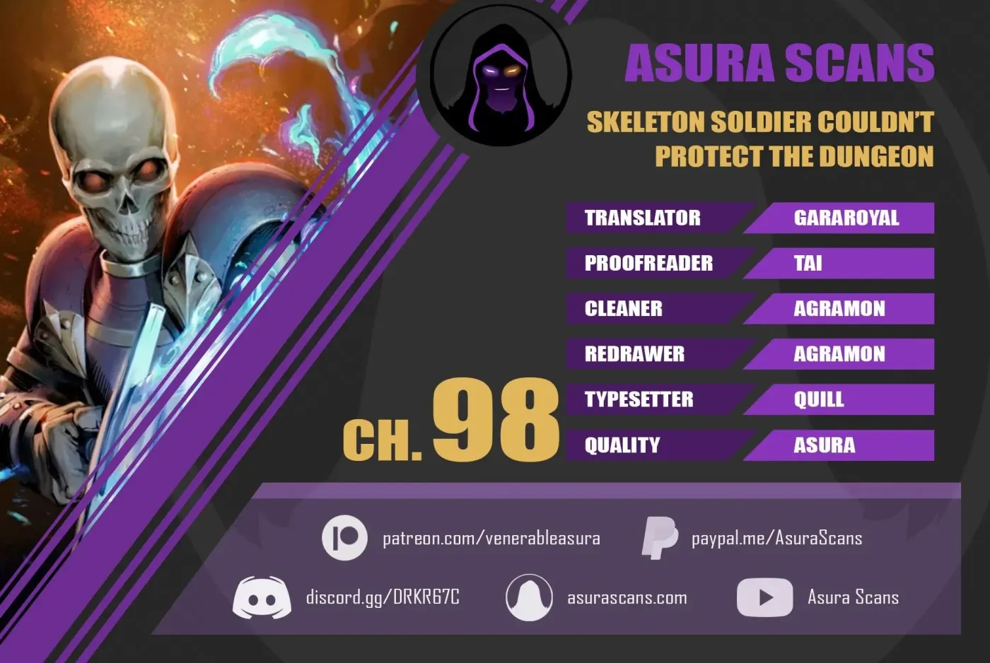 Read Skeleton Soldier chapter 98 image 0 on Lezhin