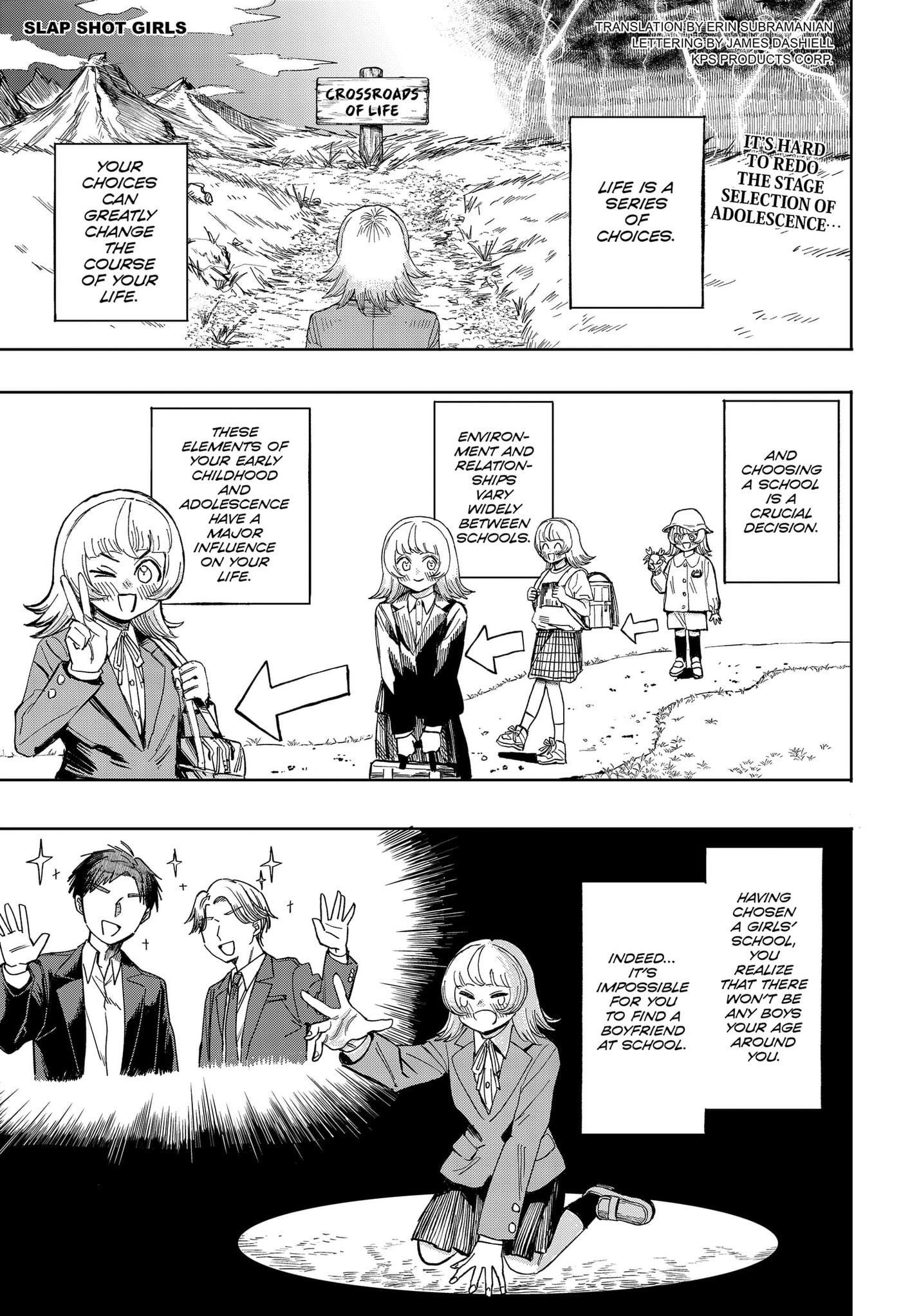 Slap Shot Girls Chapter 2 page 1 - 