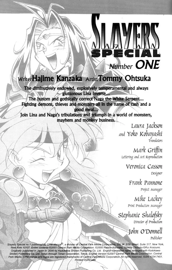 Read Slayers Special chapter 1 image 1 on Lezhin