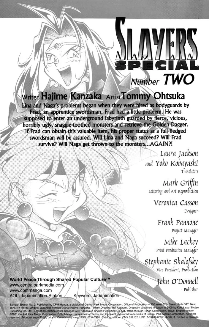 Read Slayers Special chapter 2 image 1 on Lezhin