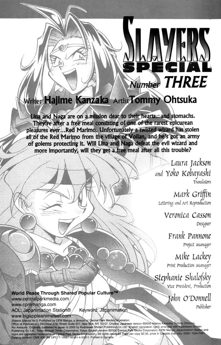 Read Slayers Special chapter 3 image 1 on Lezhin