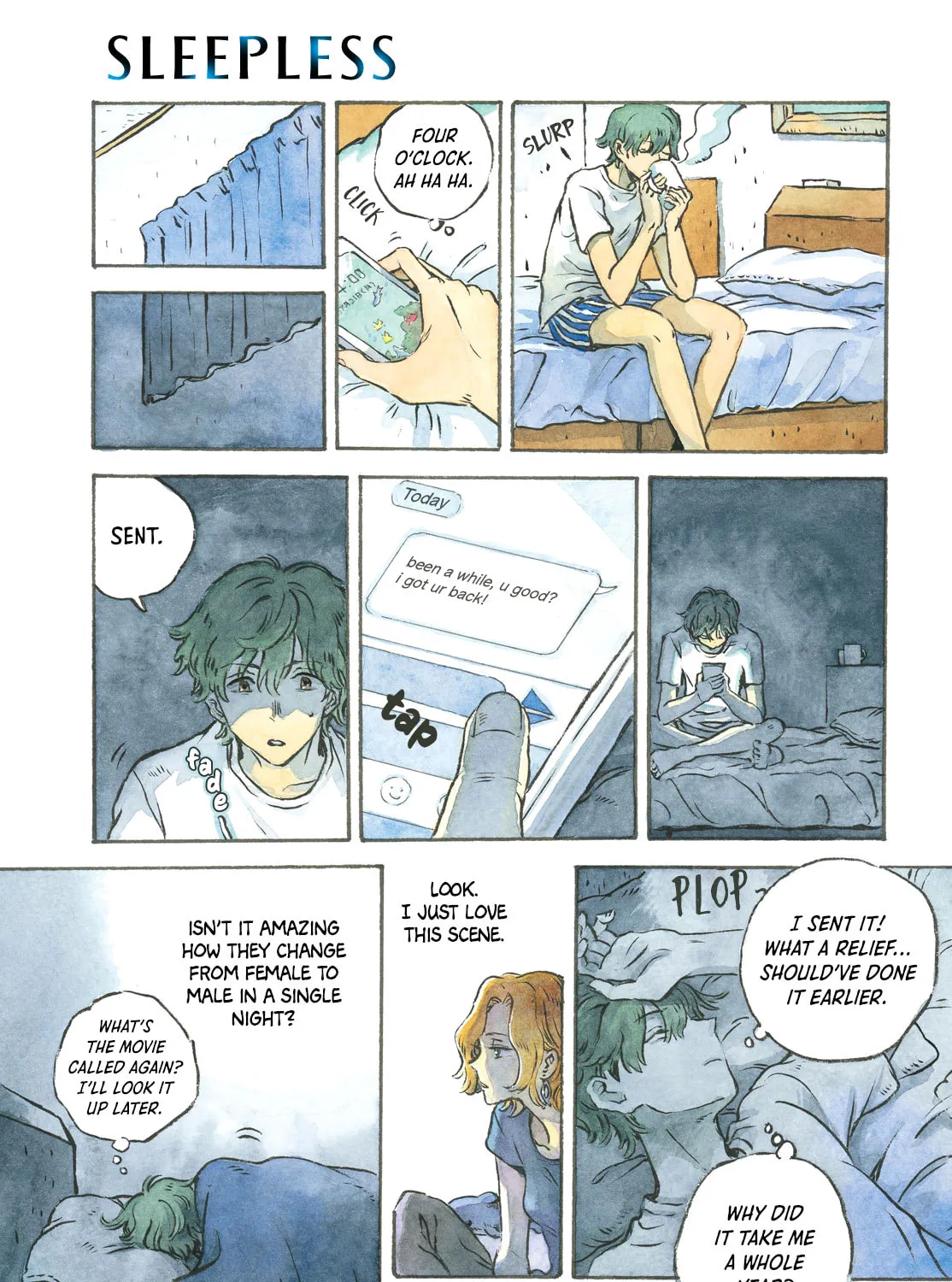Read Sleepless (Colored) chapter 0 image 20 on Lezhin
