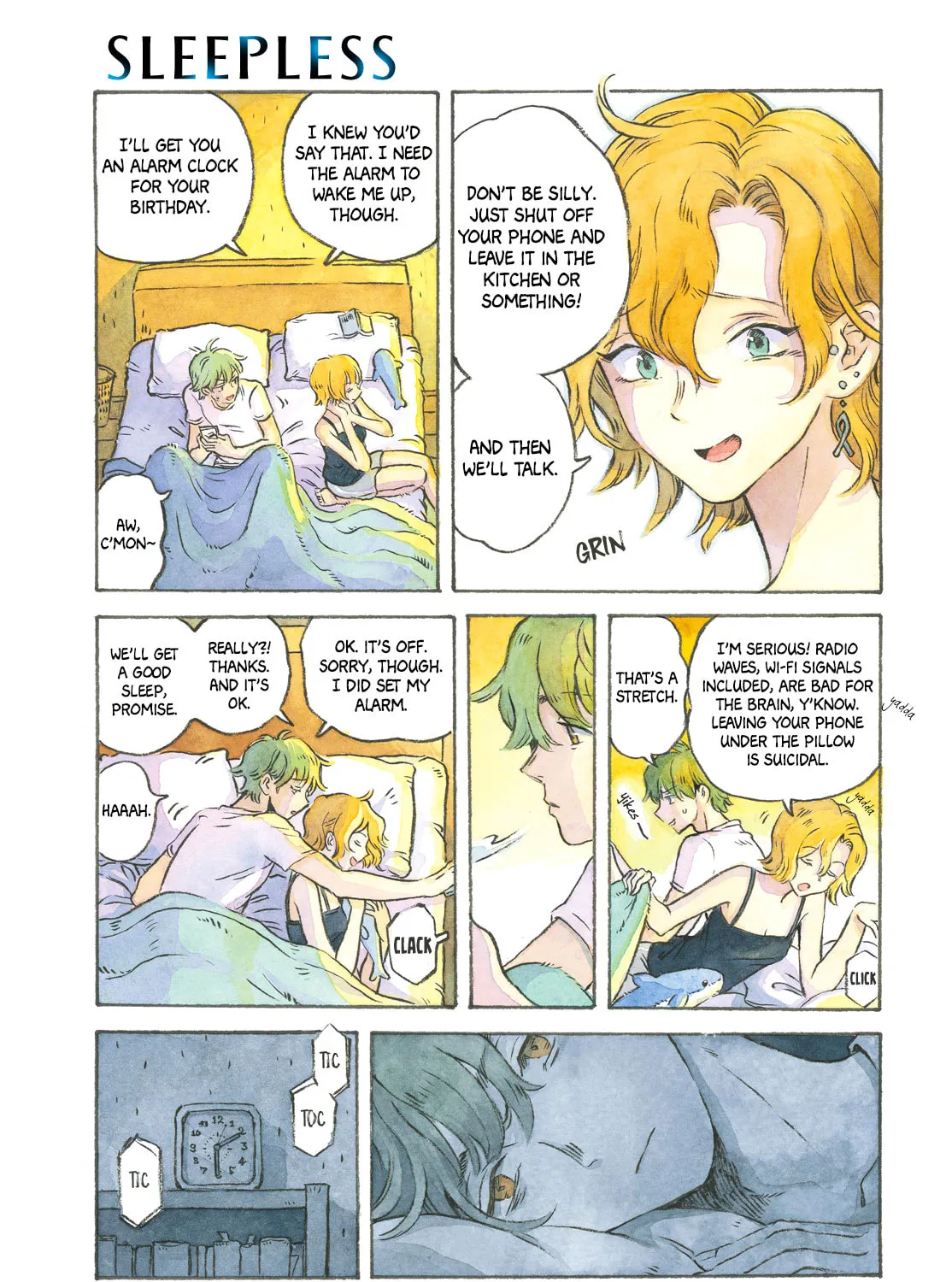 Read Sleepless (Colored) chapter 0 image 8 on Lezhin