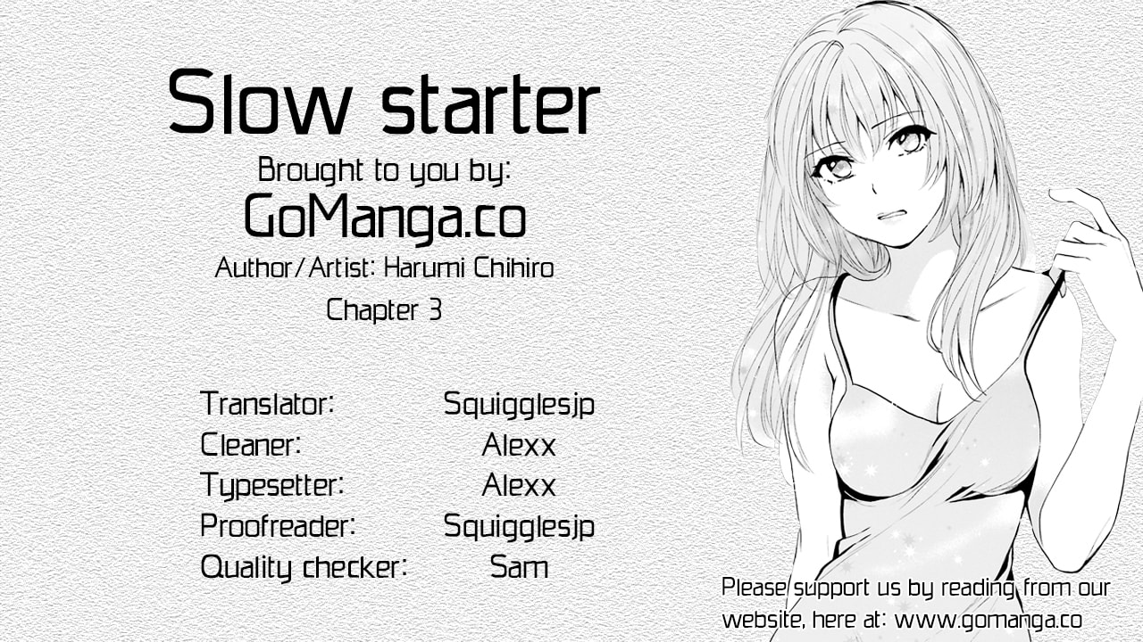 Read Slow Starter chapter 3 image 1 on Lezhin