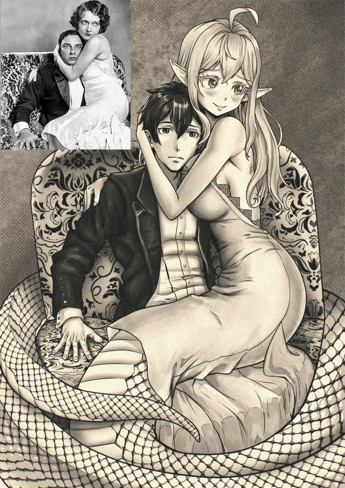 Read Snake In The Office chapter 37.5 image 1 on Lezhin