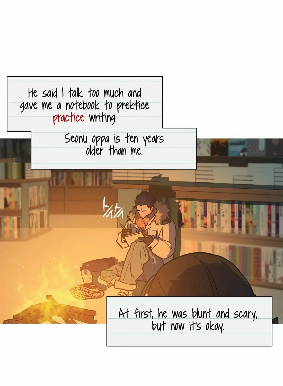 Read Snow Footsteps chapter 1 image 12 on Lezhin