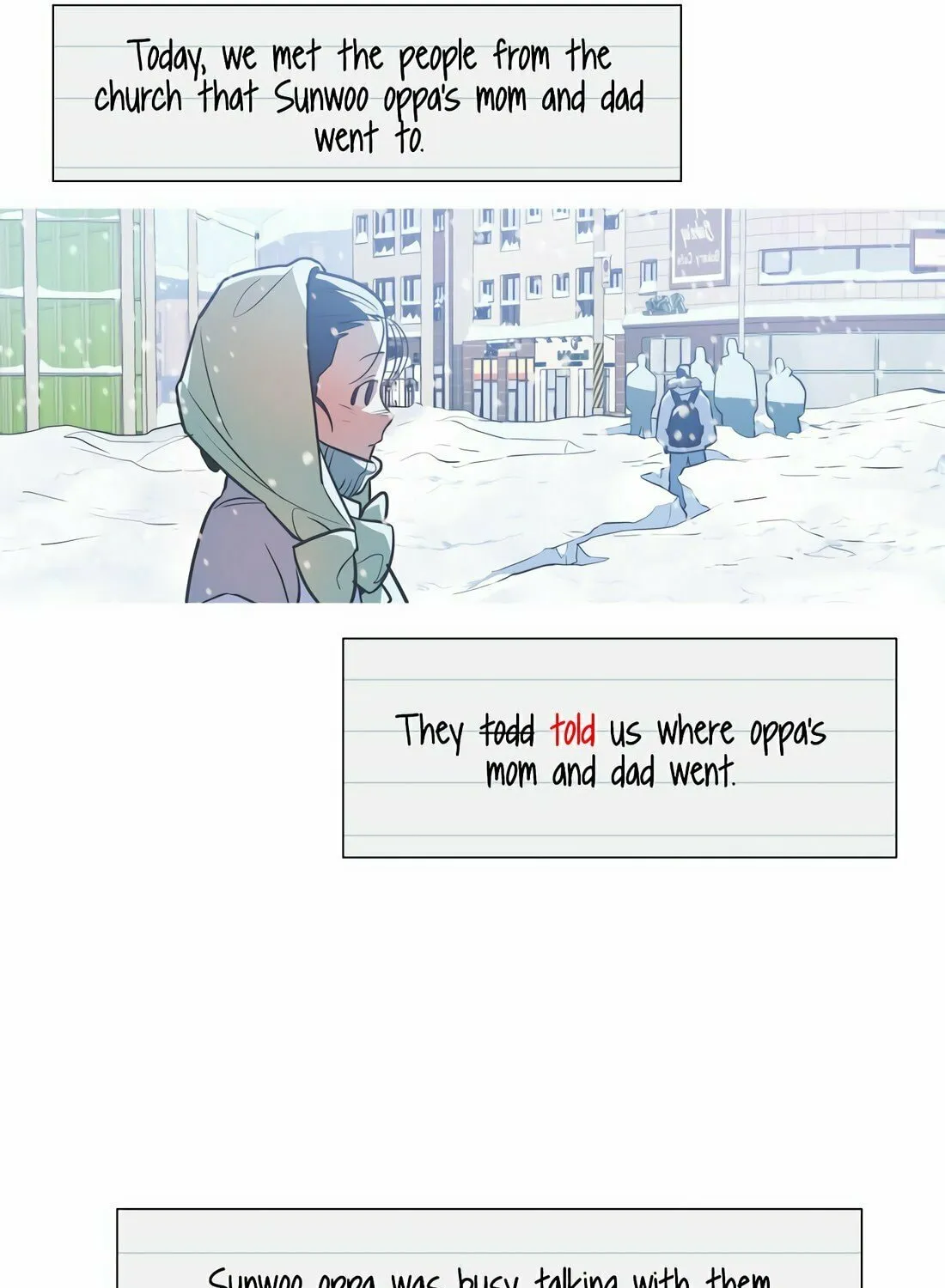 Read Snow Footsteps chapter 1 image 47 on Lezhin