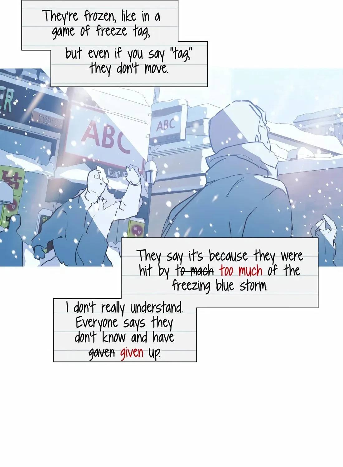 Read Snow Footsteps chapter 1 image 5 on Lezhin