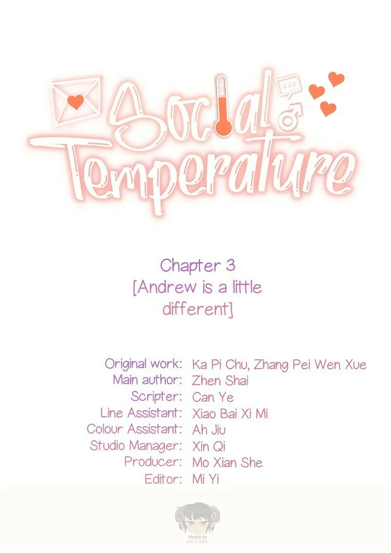 Read Social Temperature (Colored) chapter 3 image 1 on Lezhin