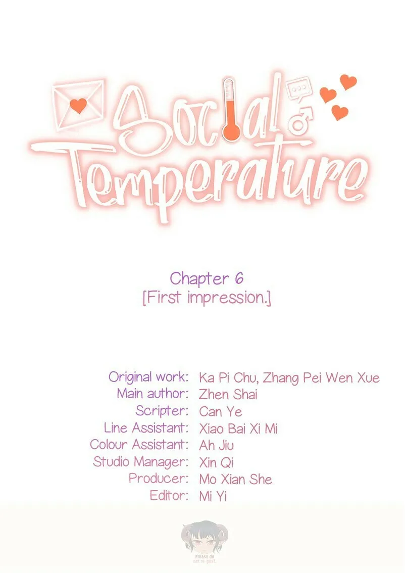 Read Social Temperature (Colored) chapter 6 image 1 on Lezhin