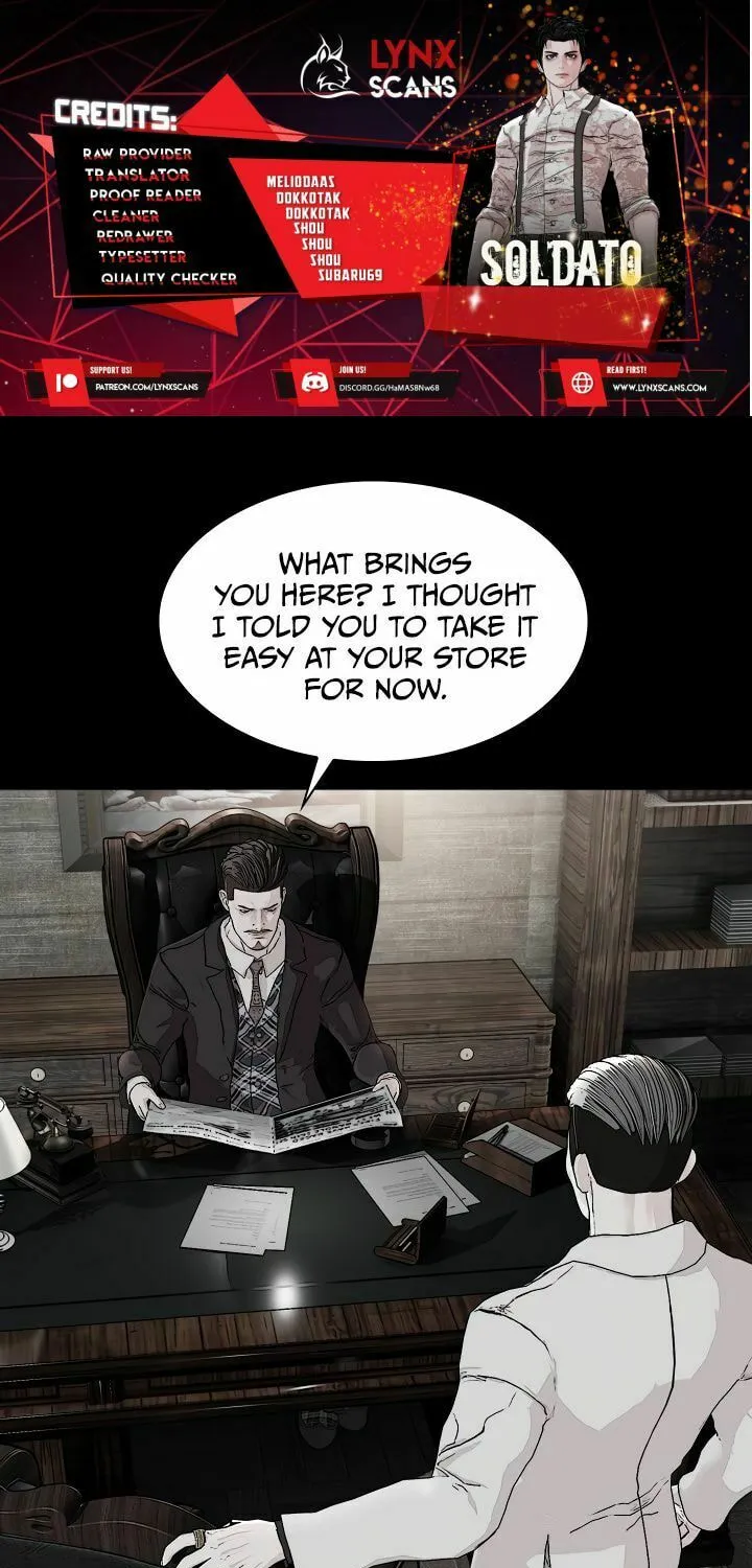 Read SOLDATO chapter 21 image 0 on Lezhin