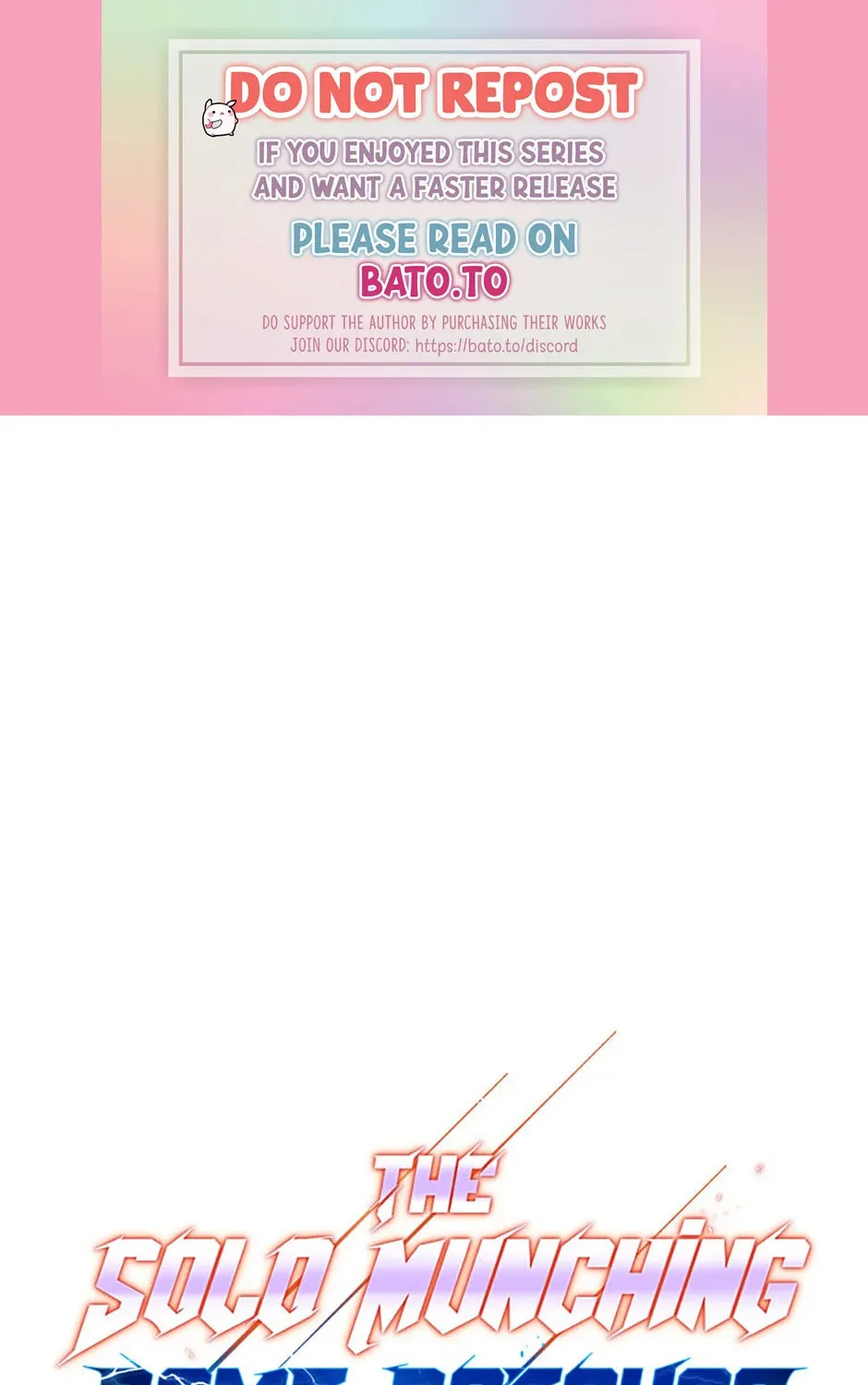 Solo Eating Chapter 33 page 1 - 
