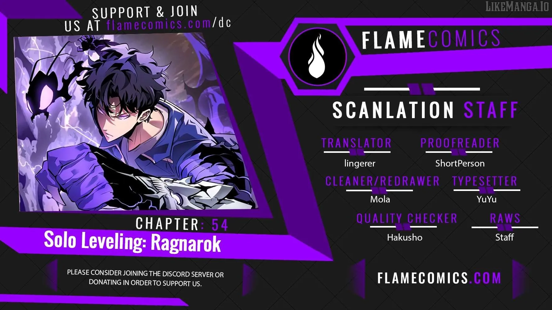 Read Solo Leveling: Ragnarok chapter 54 image 1 on Lezhin