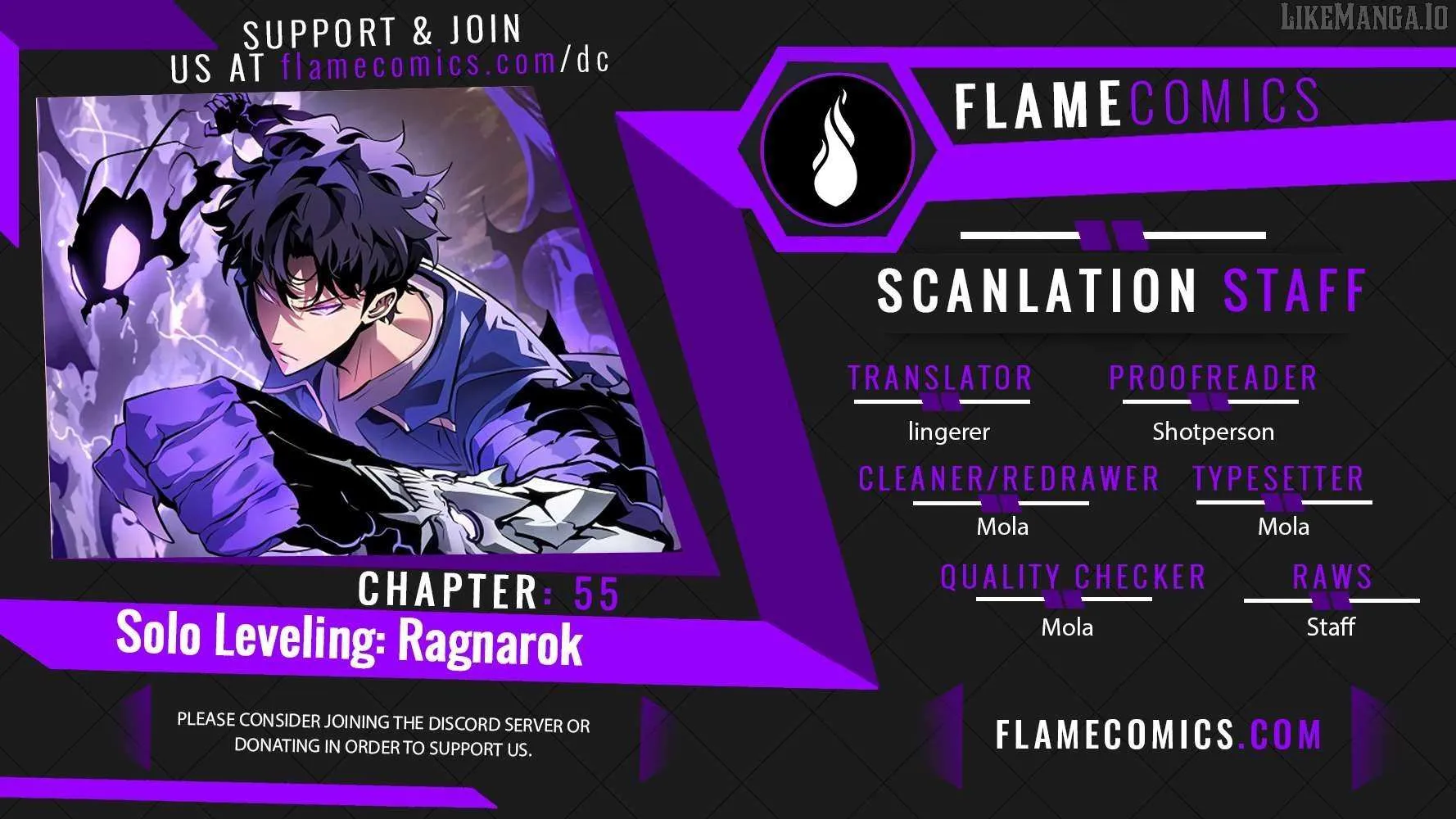 Read Solo Leveling: Ragnarok chapter 55 image 1 on Lezhin