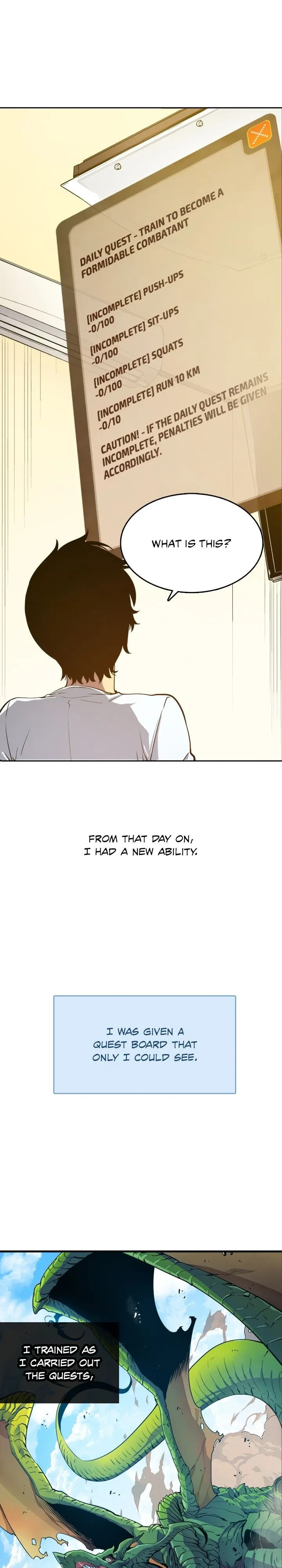Read Solo Leveling chapter 0 image 7 on Lezhin