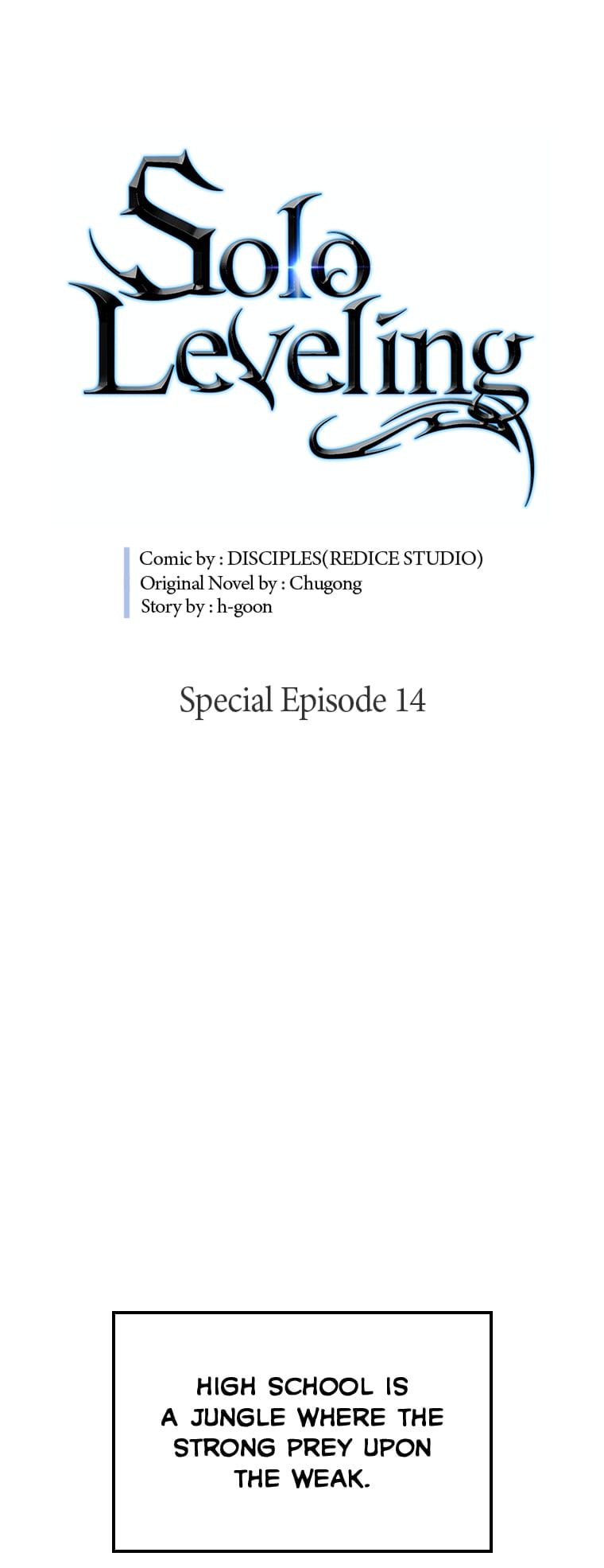 Read Solo Leveling chapter 14.1 image 0 on Lezhin