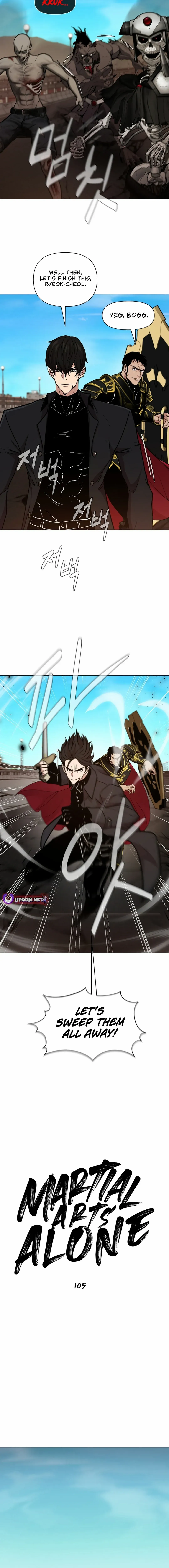 Read Solo Martial Arts chapter 105 image 9 on Lezhin
