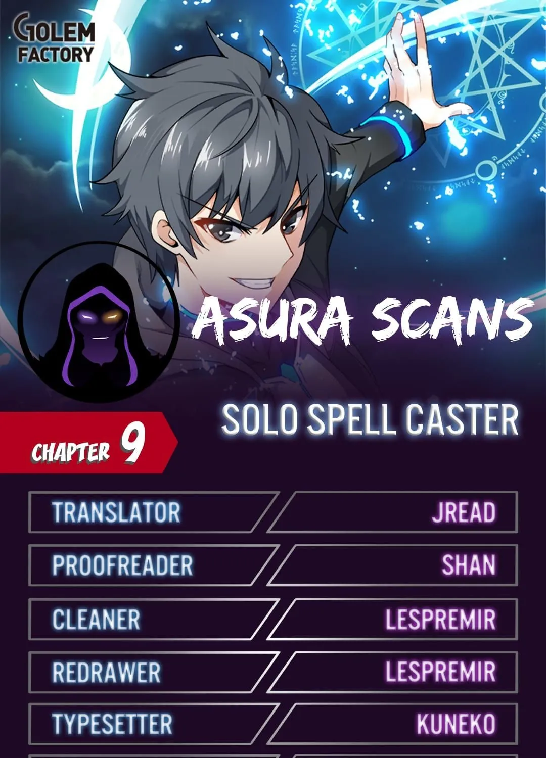 Read Solo Spell Caster chapter 9 image 0 on Lezhin