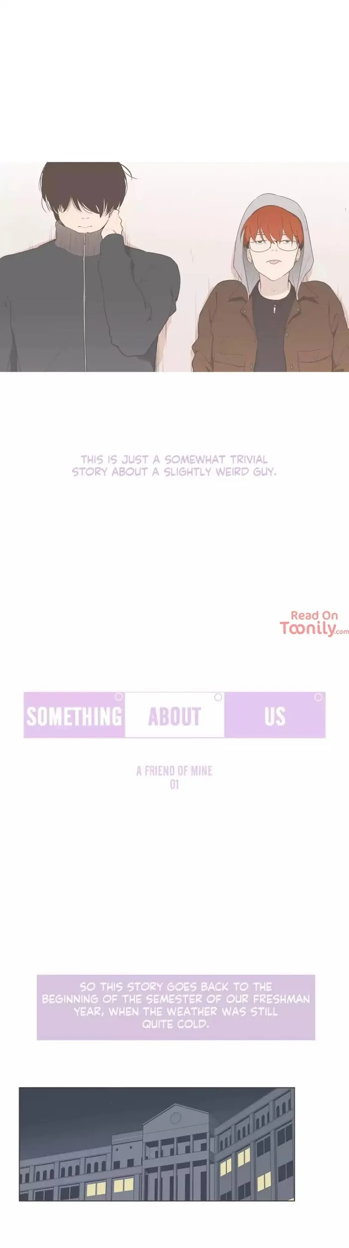 Read Something About Us chapter 1 image 0 on Lezhin