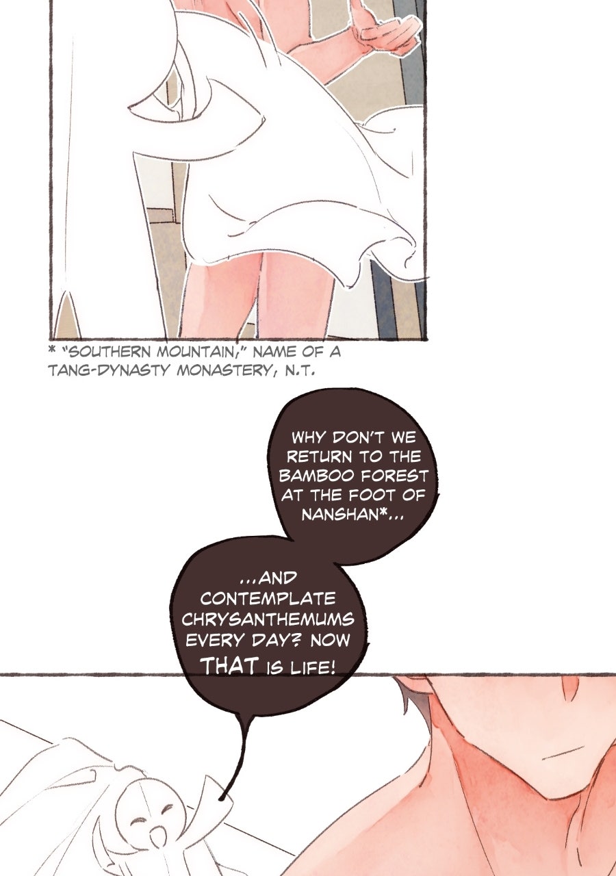 Soul Sealer's School Life Ep. 21 - Qin Jing and the “Chrysanthemum Contemplation” page 46 - 