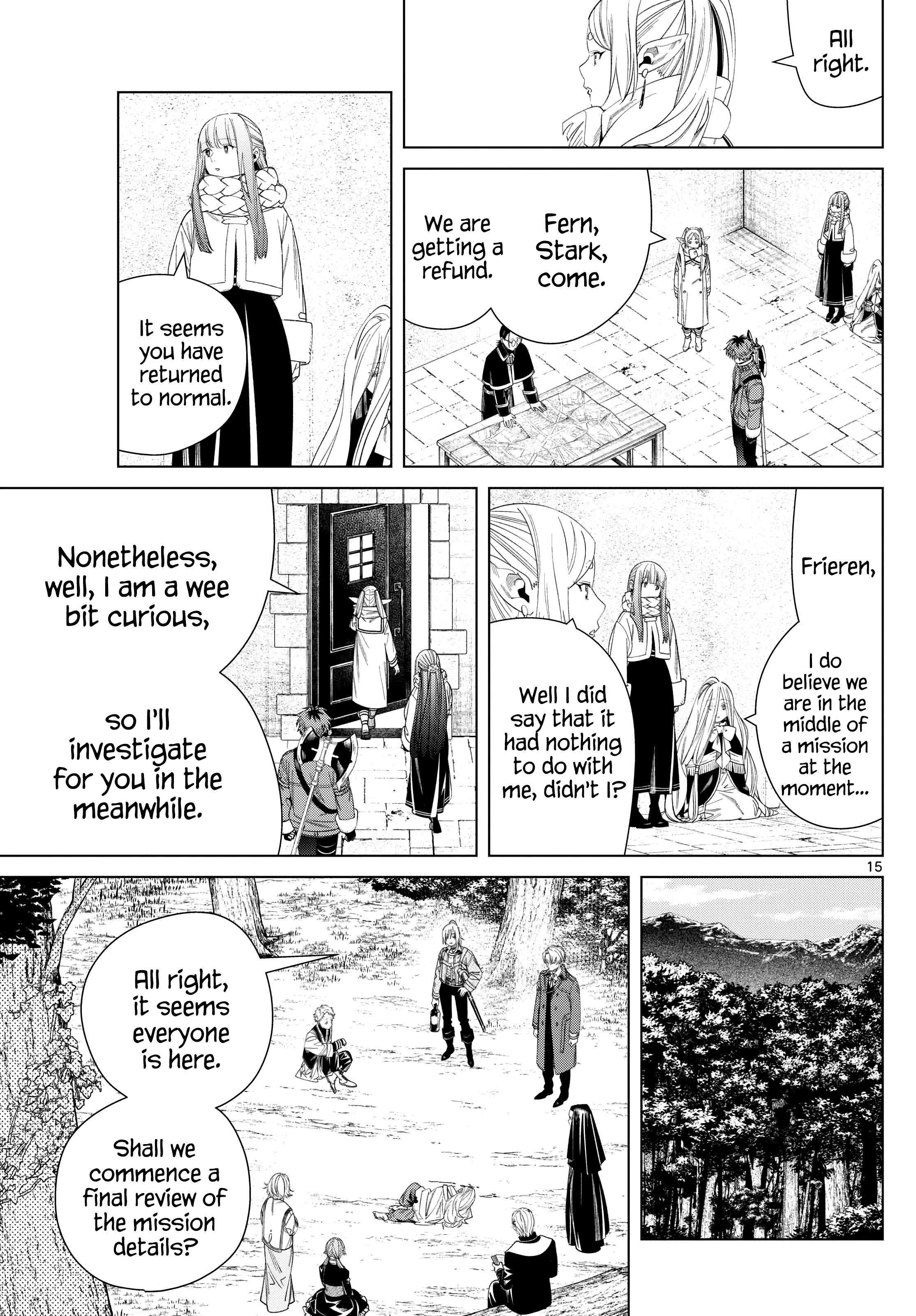 Sousou no Frieren Chapter 132 page 15 - 