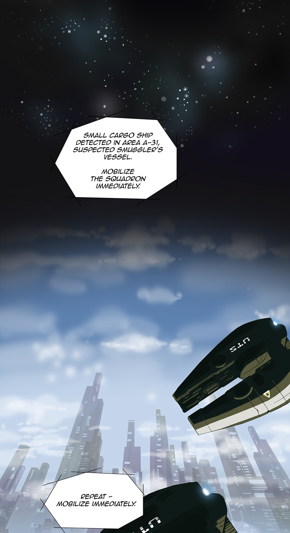 Read Space Sweepers chapter 1 image 2 on Lezhin