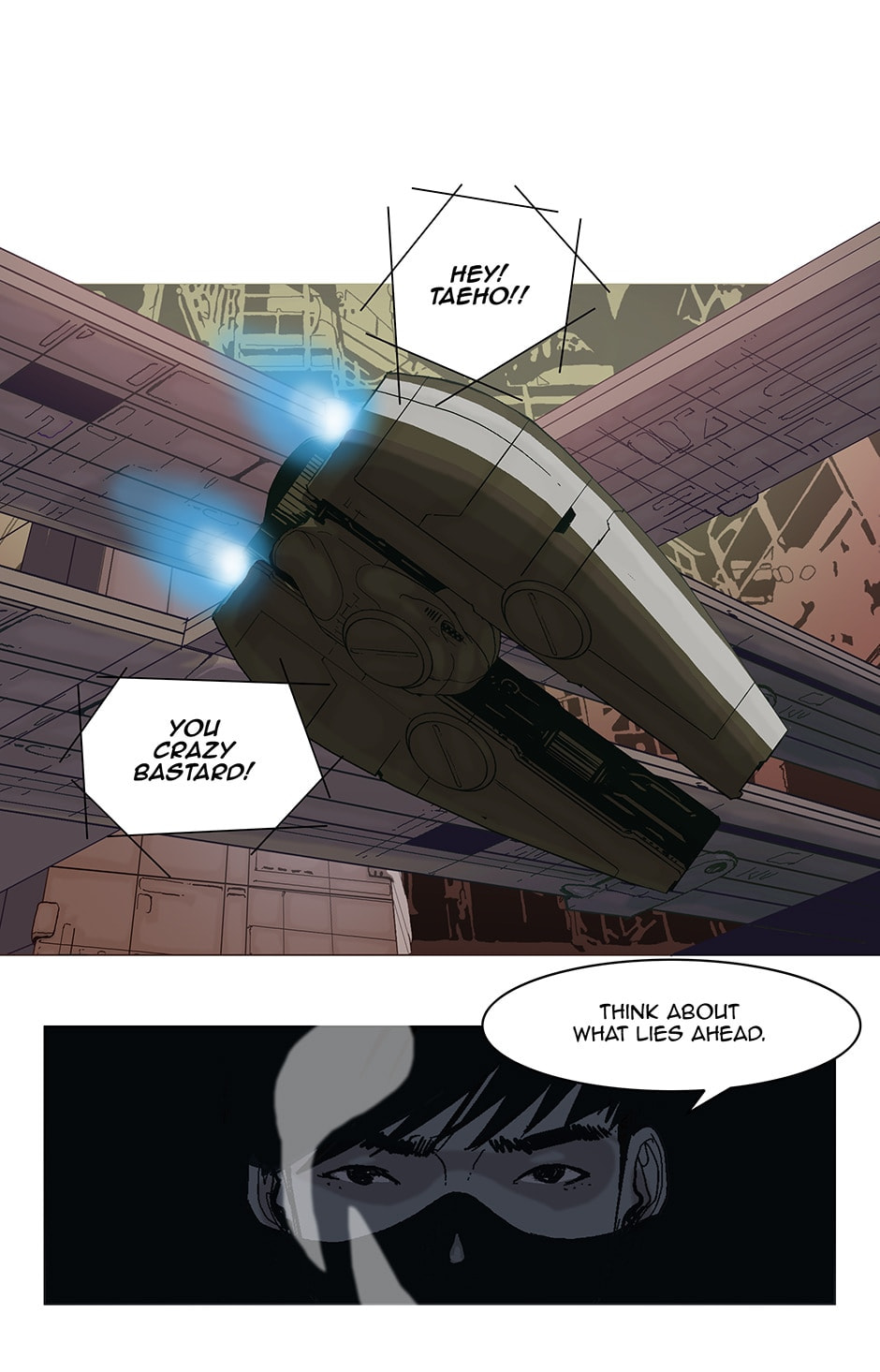 Read Space Sweepers chapter 1 image 20 on Lezhin