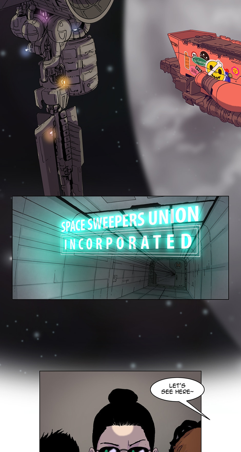 Read Space Sweepers chapter 25 image 24 on Lezhin