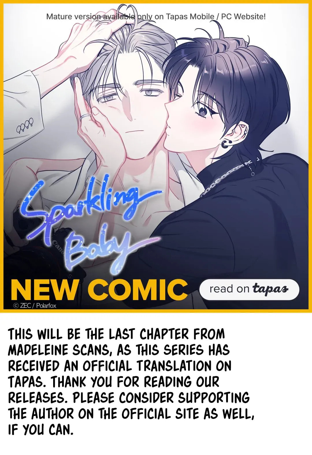 Read Sparkling Baby chapter 22 image 1 on Lezhin