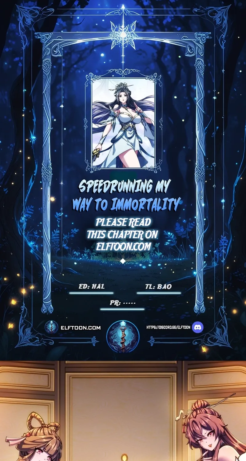 Read Speedrunning Immortal Cultivation chapter 1 image 0 on Lezhin