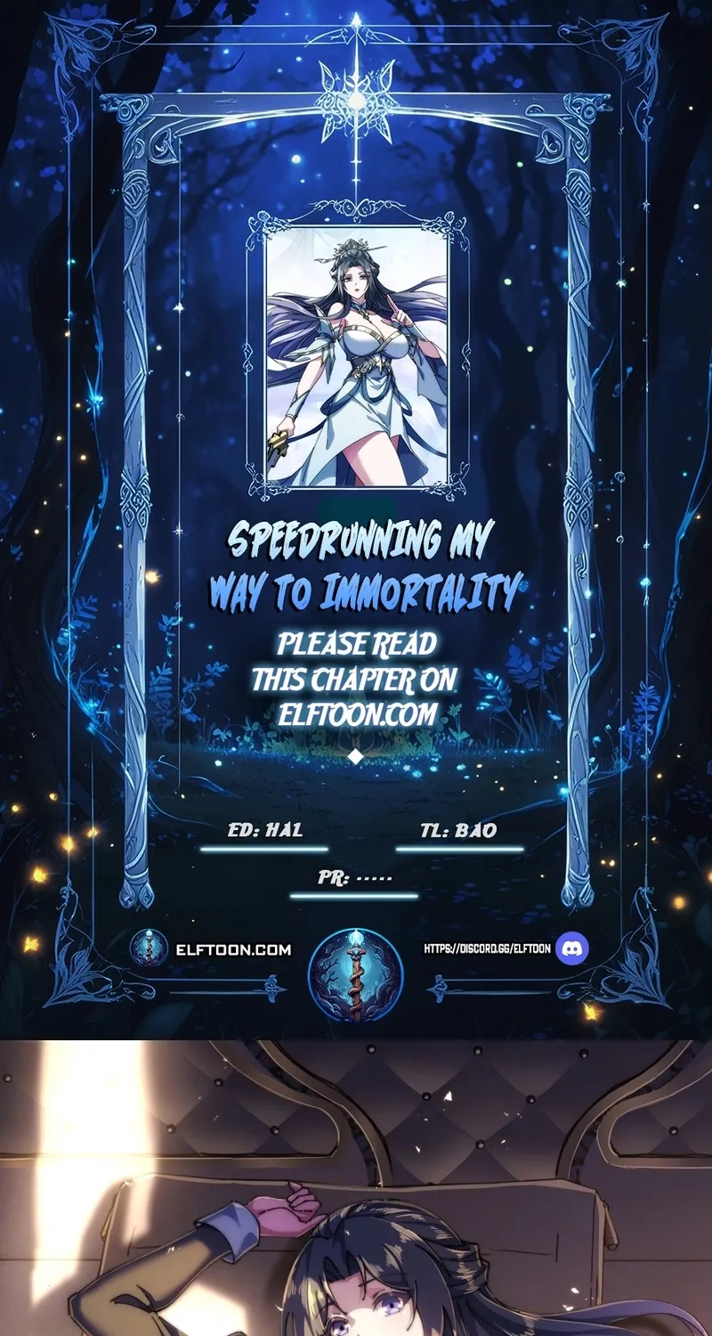 Read Speedrunning Immortal Cultivation chapter 10 image 0 on Lezhin