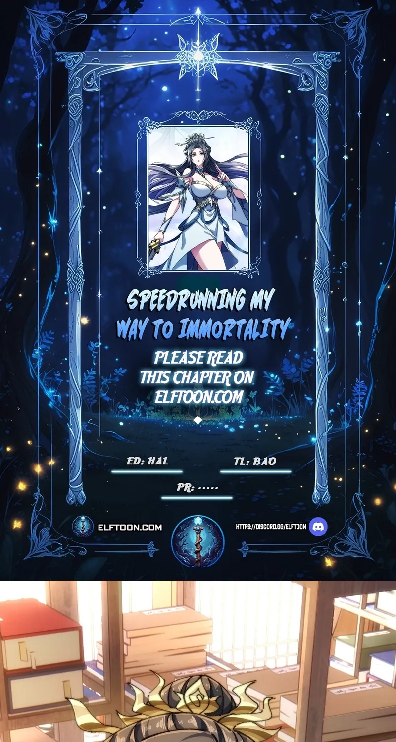 Read Speedrunning Immortal Cultivation chapter 11 image 0 on Lezhin