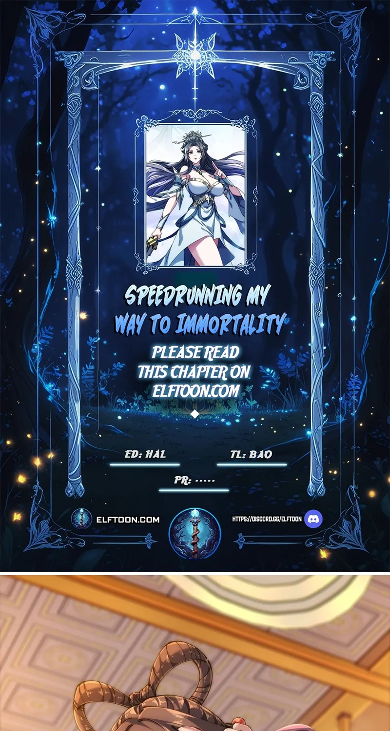 Read Speedrunning Immortal Cultivation chapter 15 image 0 on Lezhin