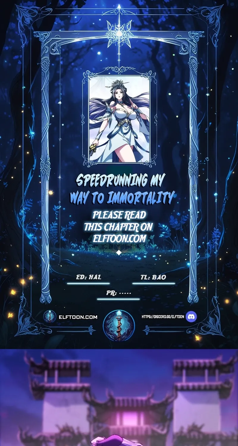 Read Speedrunning Immortal Cultivation chapter 16 image 0 on Lezhin