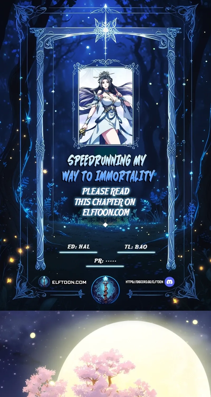 Read Speedrunning Immortal Cultivation chapter 17 image 0 on Lezhin