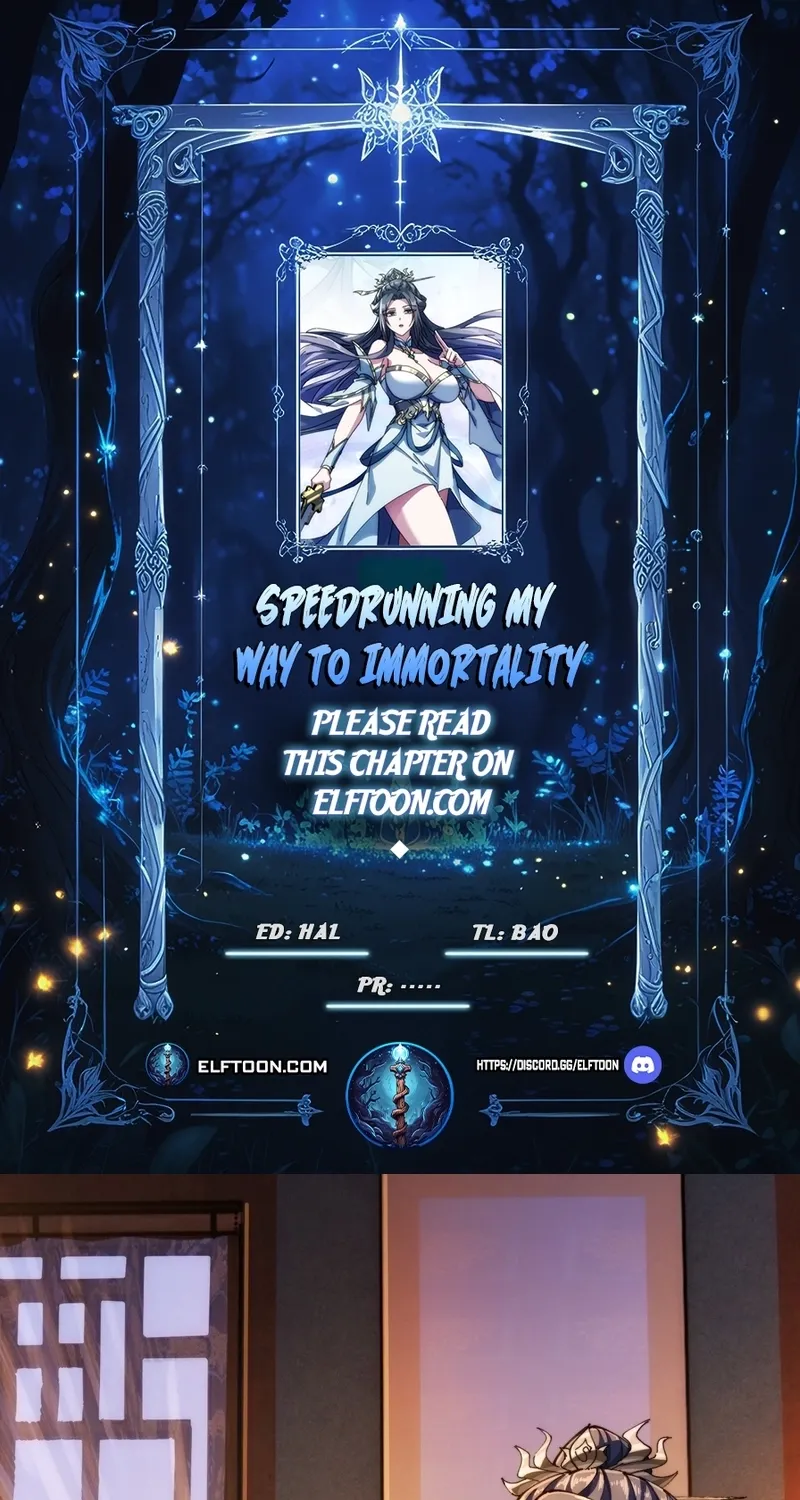 Read Speedrunning Immortal Cultivation chapter 3 image 0 on Lezhin