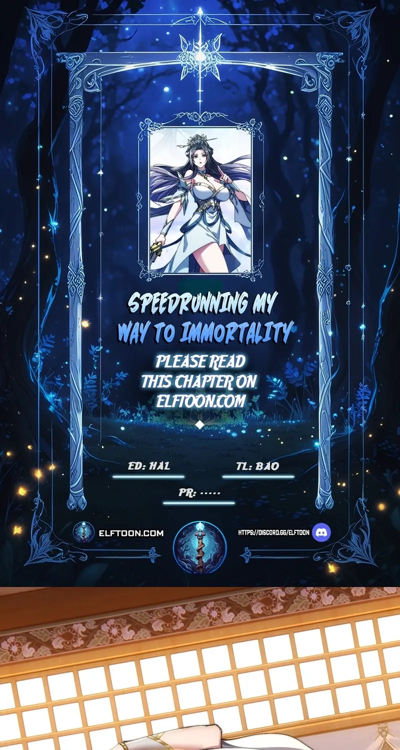 Read Speedrunning Immortal Cultivation chapter 5 image 0 on Lezhin