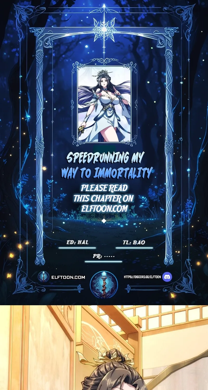 Read Speedrunning Immortal Cultivation chapter 6 image 0 on Lezhin