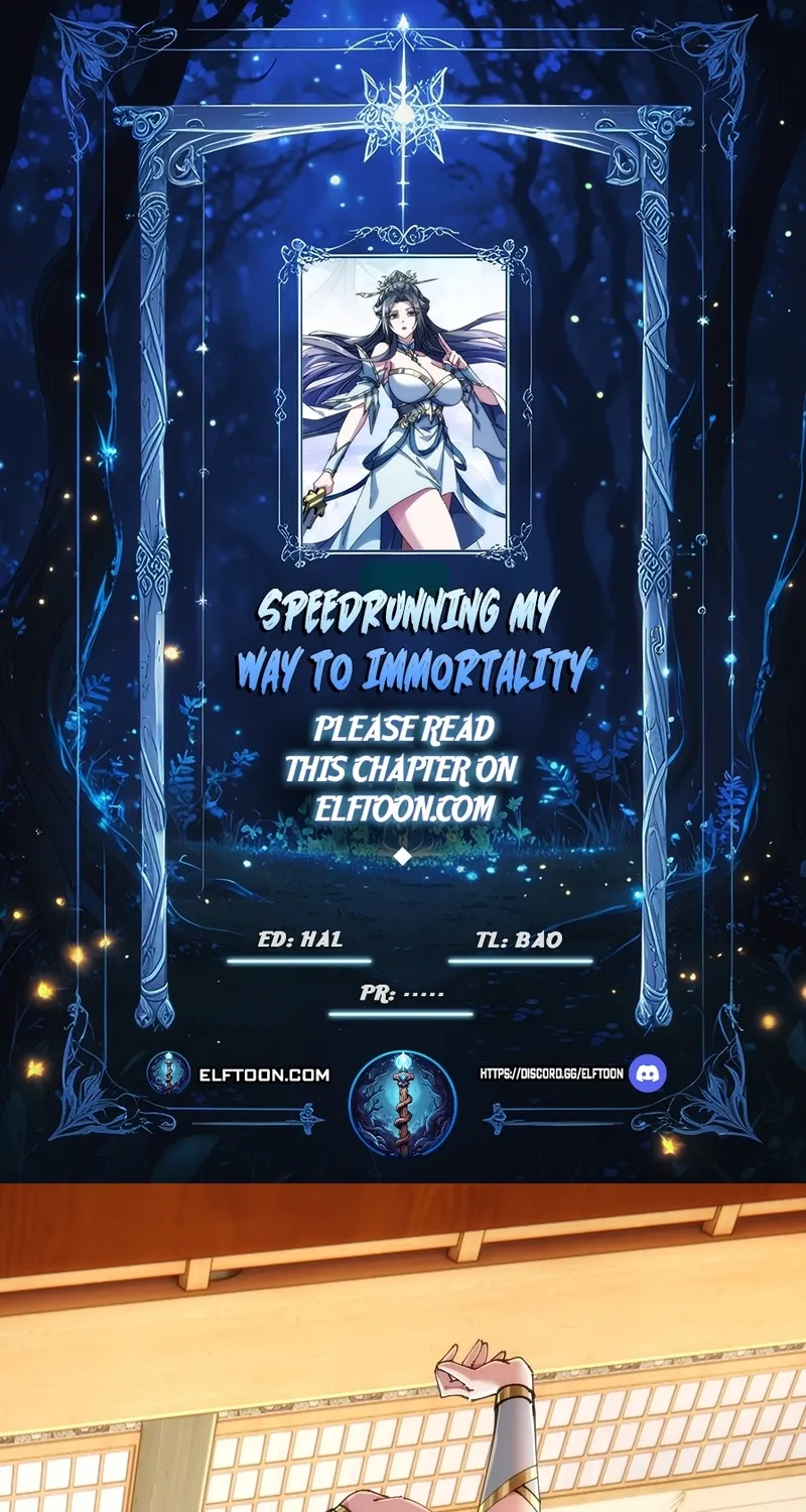 Read Speedrunning Immortal Cultivation chapter 7 image 0 on Lezhin