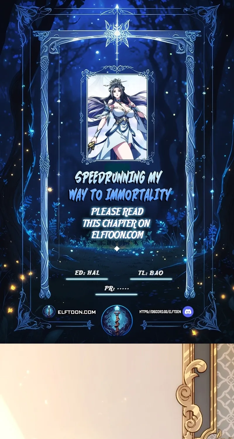 Read Speedrunning Immortal Cultivation chapter 9 image 0 on Lezhin