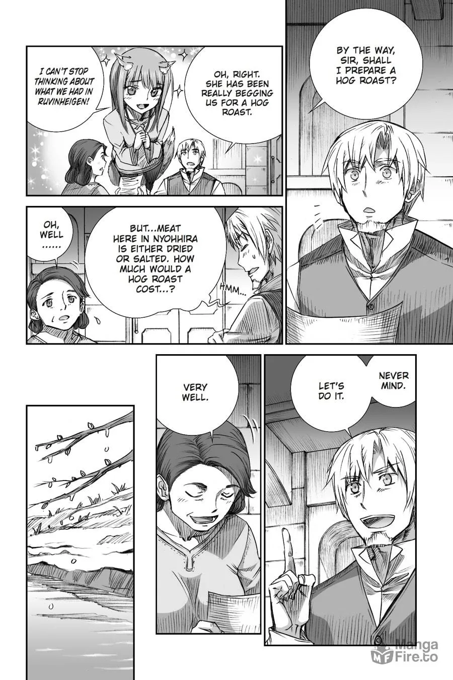 Read Spice & Wolf chapter 100 image 9 on Lezhin