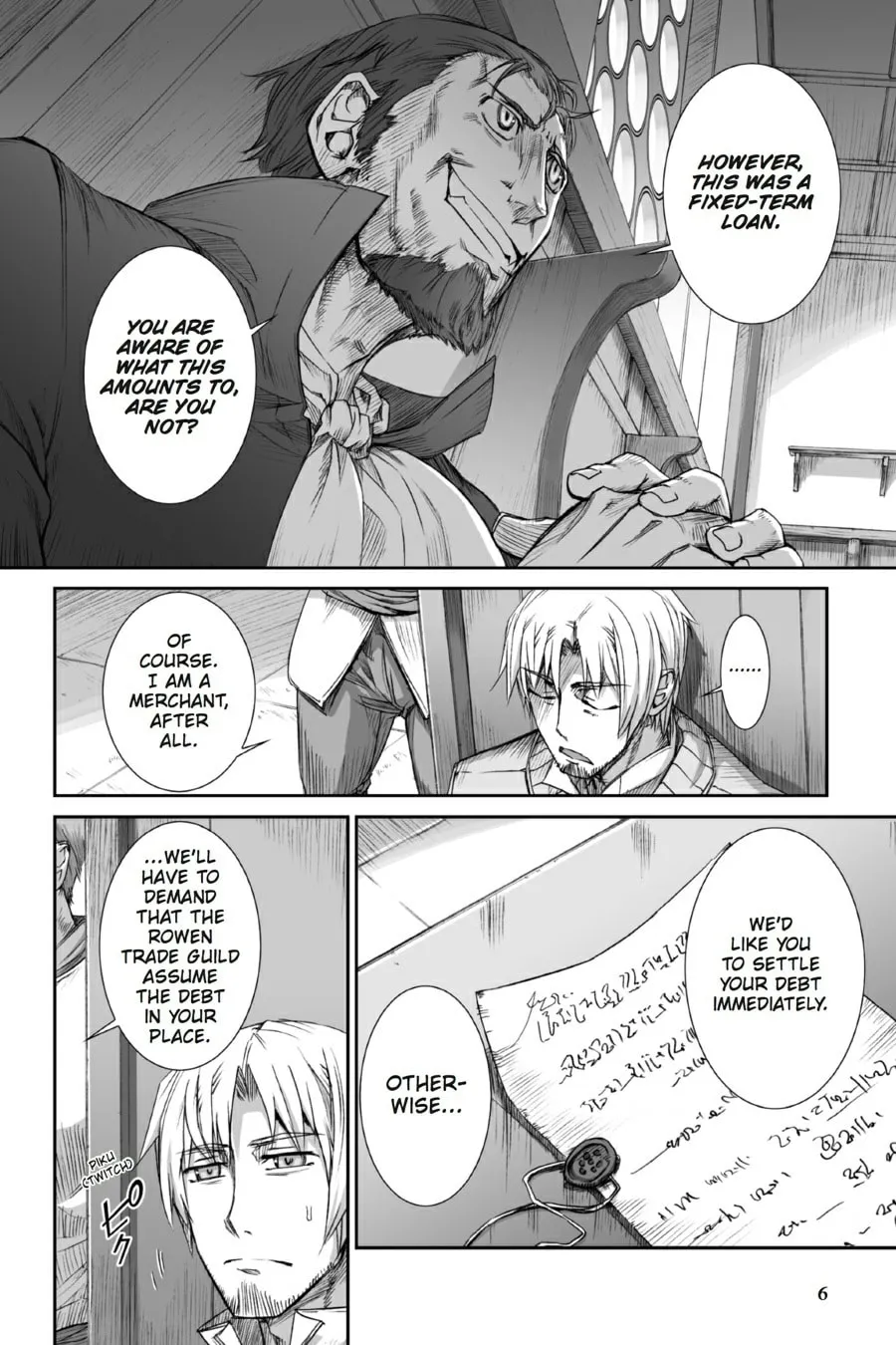 Read Spice & Wolf chapter 25 image 3 on Lezhin