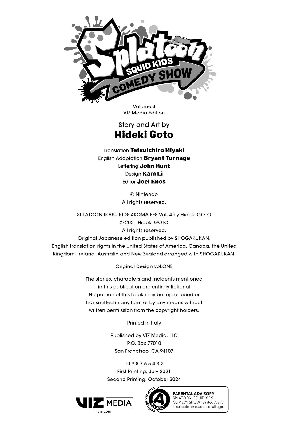 Splatoon - Squid Kids Comedy Show Chapter 4 page 4 - 