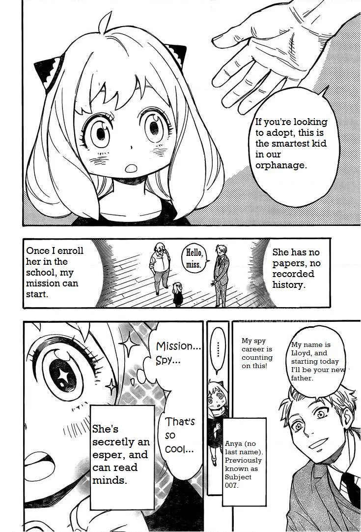 Read Spy×Family chapter 0 image 2 on Lezhin
