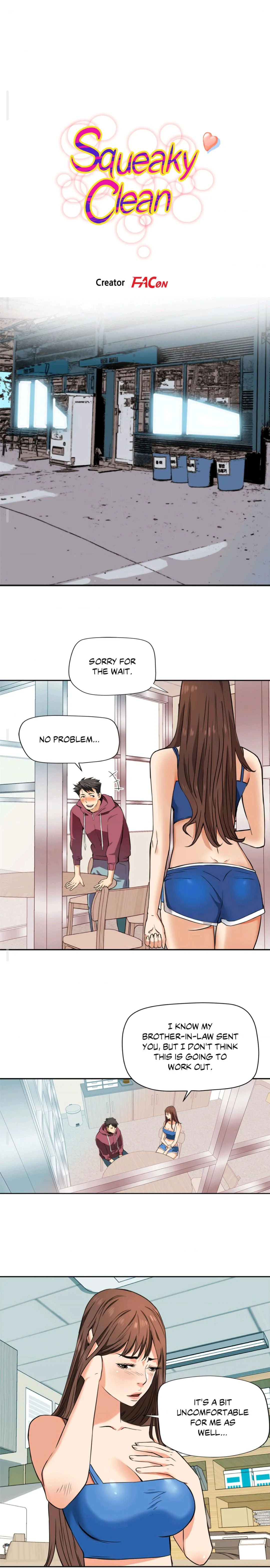 Read Squeaky Clean chapter 2 image 1 on Lezhin