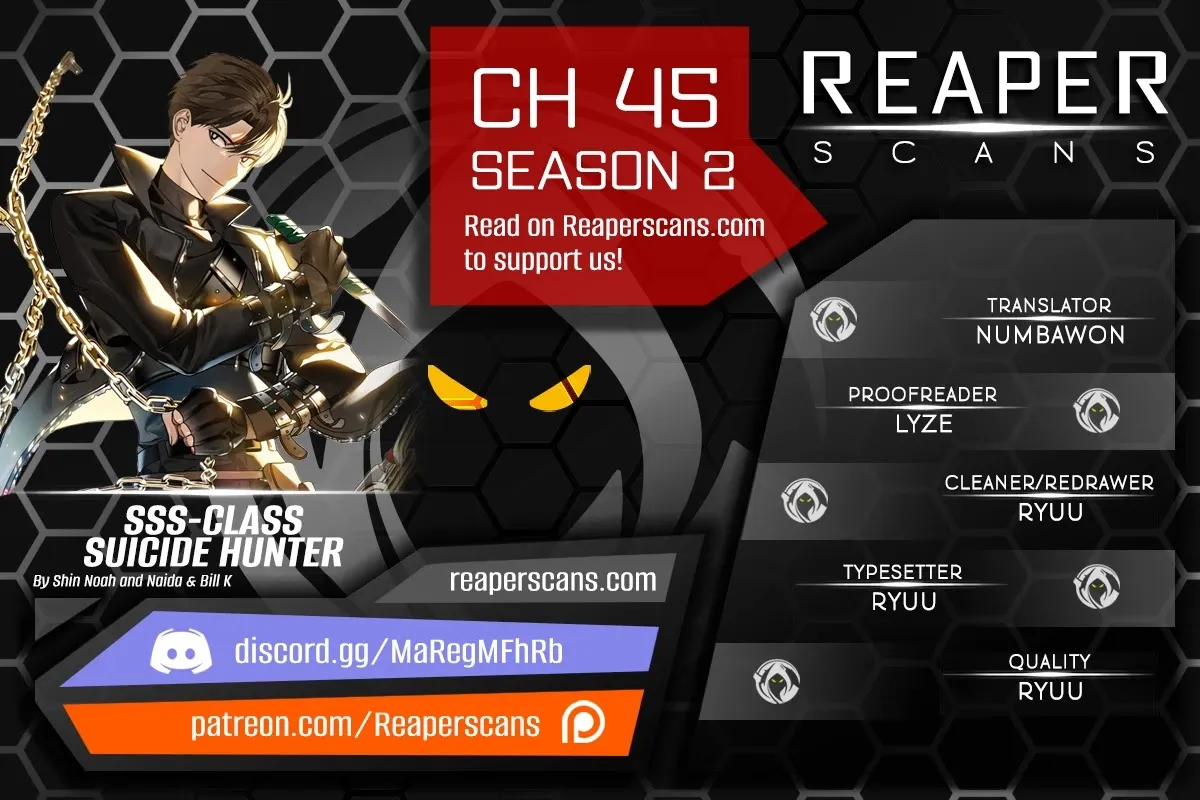 Read SSS-Class Suicide Hunter chapter 45 image 0 on Lezhin