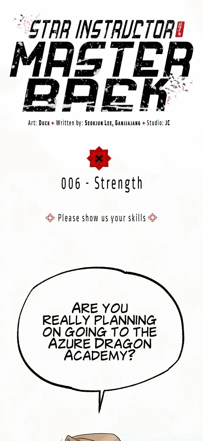 Read Star Instructor, Master Baek chapter 6 image 1 on Lezhin