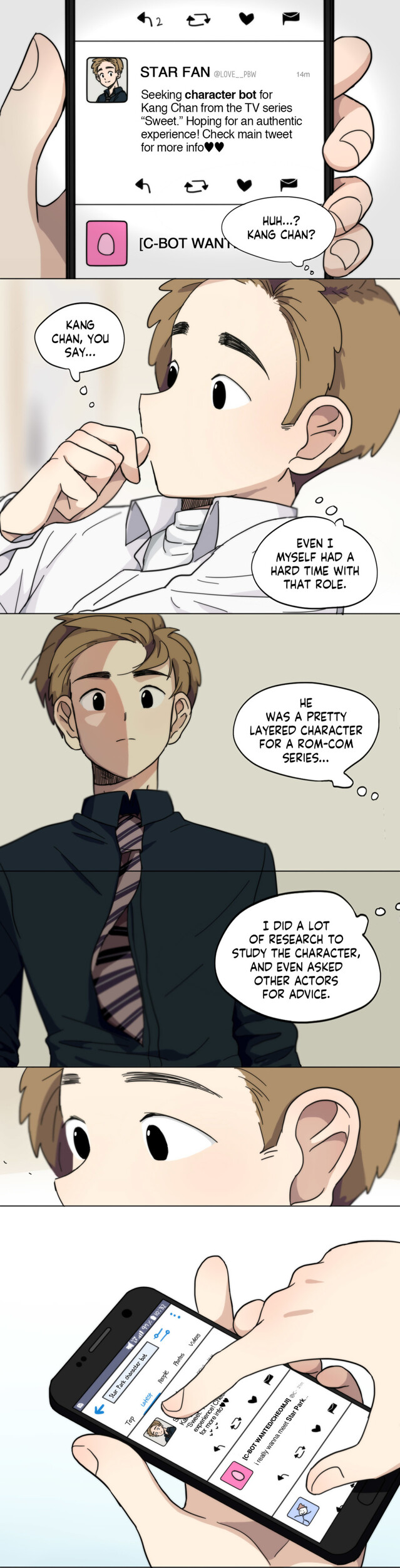 Read Star x Fanboy chapter 1 image 3 on Lezhin