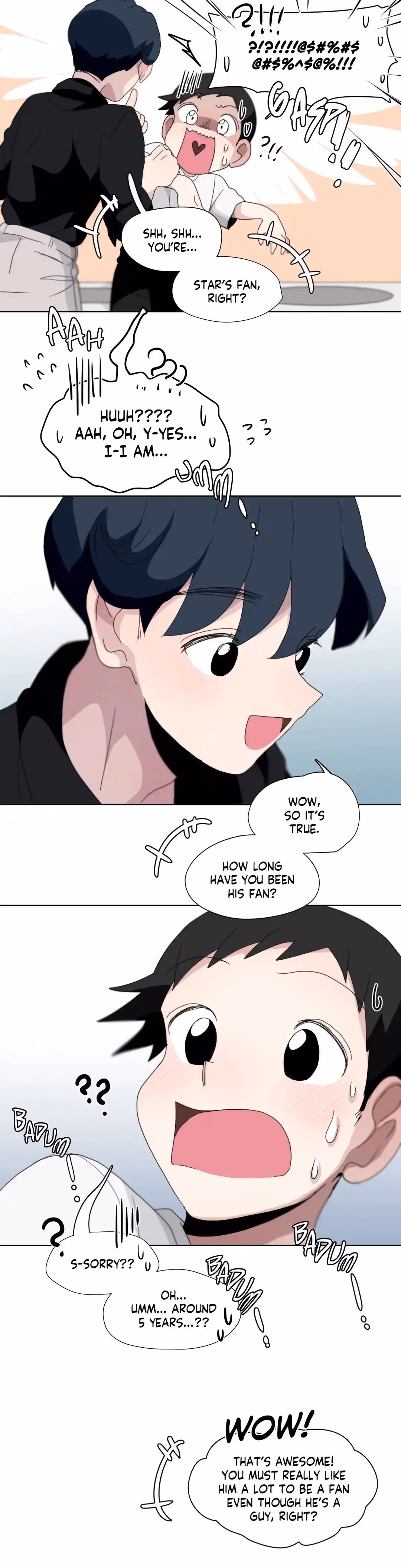 Read Star x Fanboy chapter 110 image 4 on Lezhin