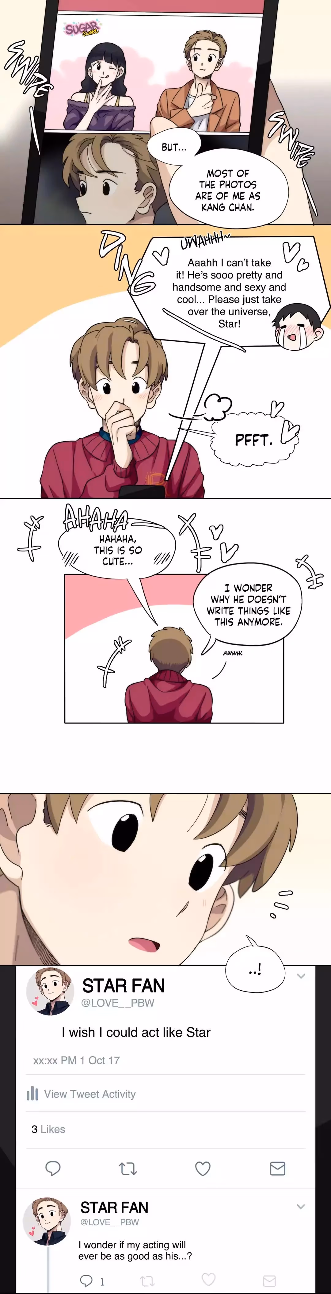 Read Star x Fanboy chapter 23 image 3 on Lezhin